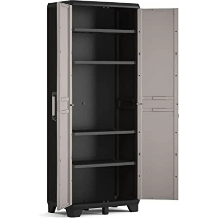 Keter Kunststoffschrank Pro hoch 68 x 39 x 173 cm – Bild 4