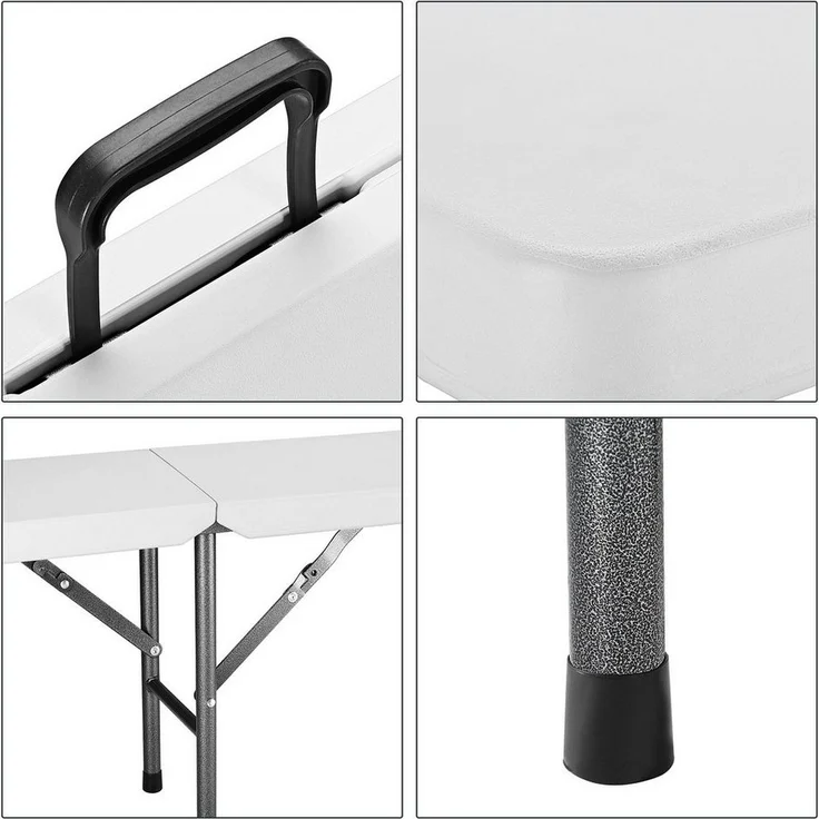 CASARIA® Bierbank, klappbar mit Tragegriff, 2er-Set – Bild 3