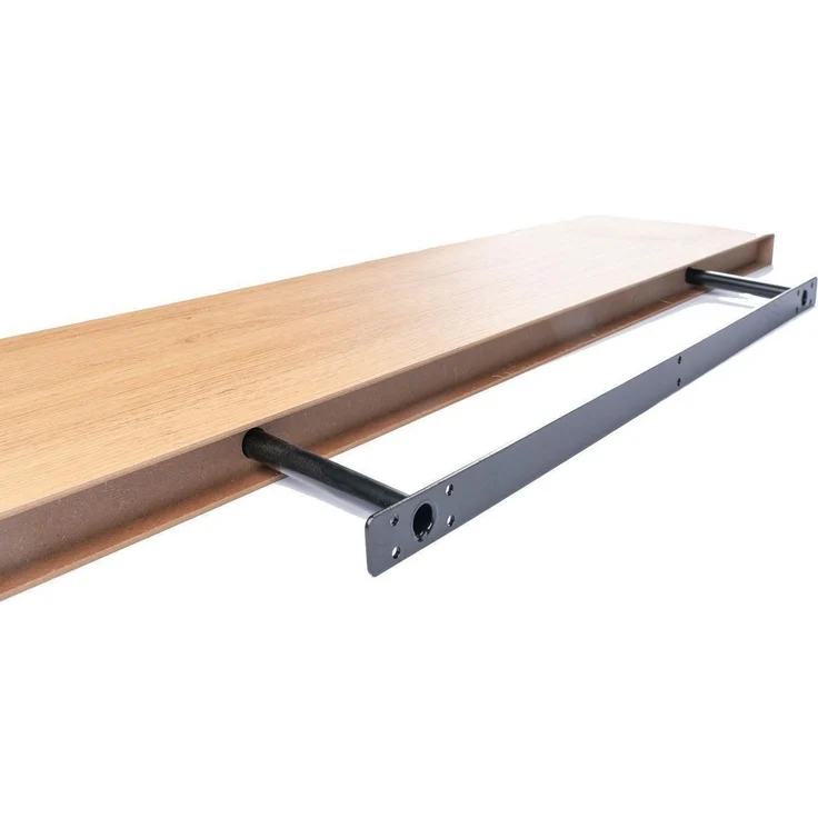 Home4You Wandboard Wandregal mit Halterung, 100cm, 2er Set, Spar-Set – Bild 3