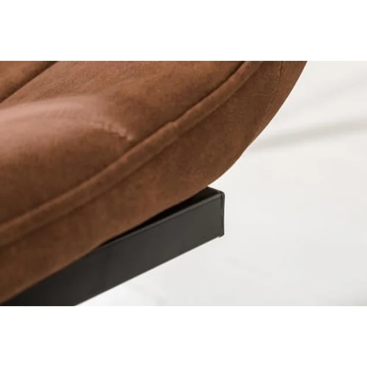 riess-ambiente Freischwinger MIAMI hellbraun, Esszimmer · Microfaser · Metall · Industrial – Bild 7