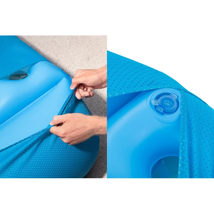 Bestway Luftmatratze Blissfull Drifter™ mit Textilbezug, PVC grün, 183x73 cm – Bild 9