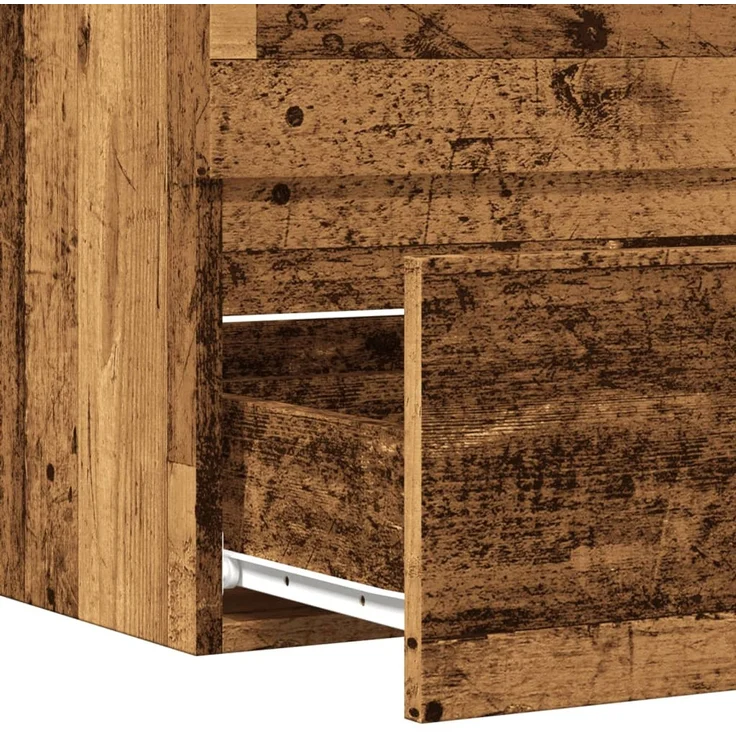 Badschrank Altholz-Optik 60 x 38,5 x 45 cm Holzwerkstoff – Bild 8