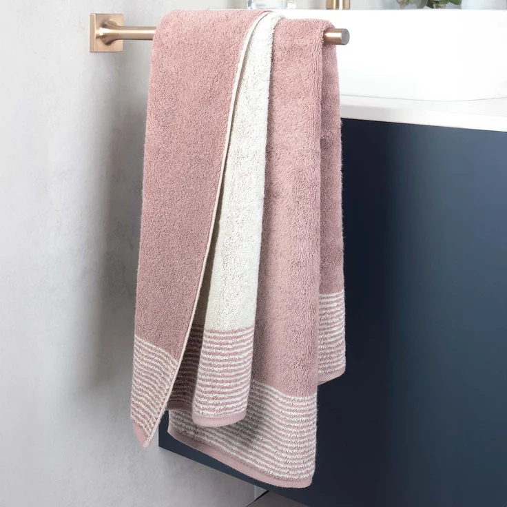 CAWÖ Gästetuch, 3er Pack - Luxury Home, C Two-Tone, Walkfrottier Magnolie 30x50cm – Bild 5