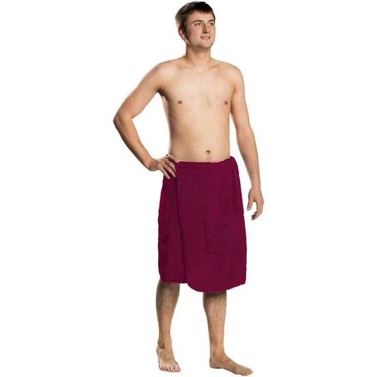 Lanudo Saunatuch Lanudo® Herren Saunakilt Pure Line, 100% Baumwolle, 400g/m, antibakter