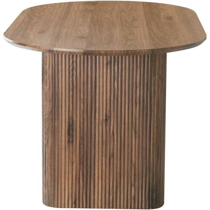 OTTO home Esstisch Bostonia, ovaler Esstisch, Beine mit Rillenstruktur, pflegeleicht, Höhe 76 cm – Bild 3