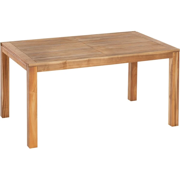 Batavia Gartenmöbel Set 13tlg, 6 Stapelsessel, 6 Sitzkissen Ausziehtisch 150 (200) x 90 cm, Akazie – Bild 10