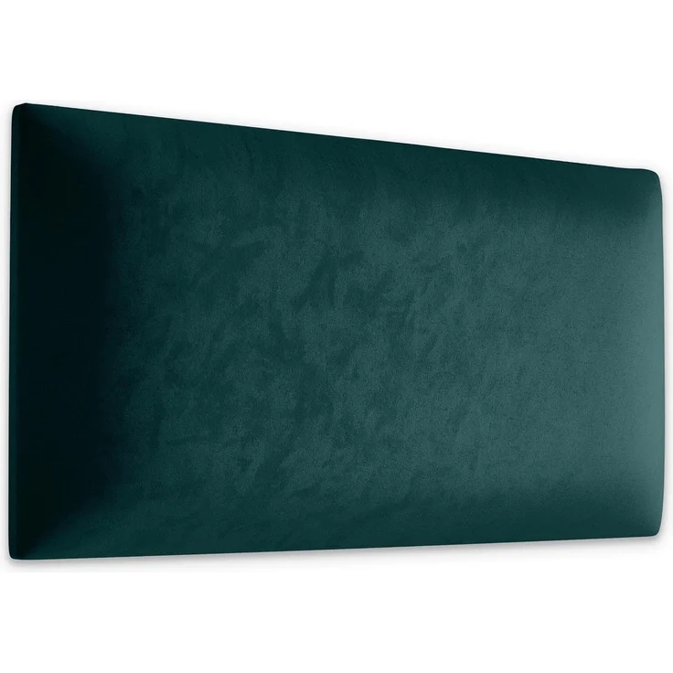Muralo Samt Wandkissen Stoff Polsterpaneel Schlafzimmer Wohnzimmer Bett Wandpolster Bettkopfteil Lendekissen Modern Luxus Gepolstert Polster Paneel (Türkis, 50x30 cm) – Bild 3