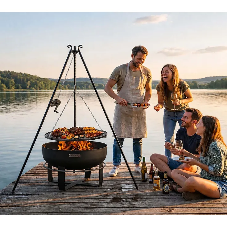 CookKing Schwenkgrill Set Viking 6 | mit