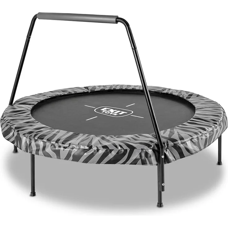 EXIT Trampolin Tiggy Junior Ø 140 cm schwarz + Griffstange