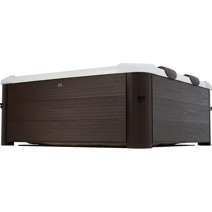 Mspa - MAKEMO Whirlpool Plastik Braun - B 160 cm x H 65 cm x L 160 cm – Bild 3