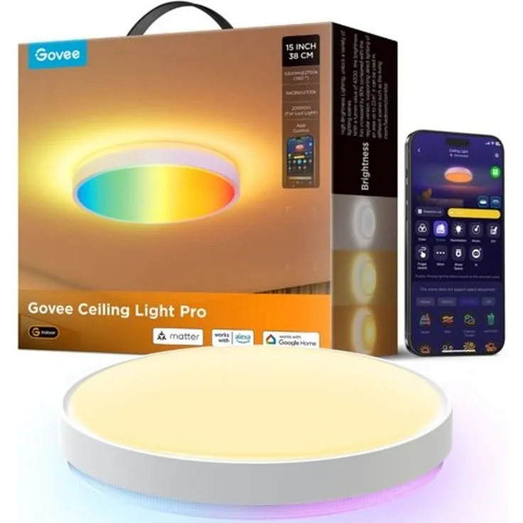 Govee Deckenleuchte 38cm RGBICWW EEK F