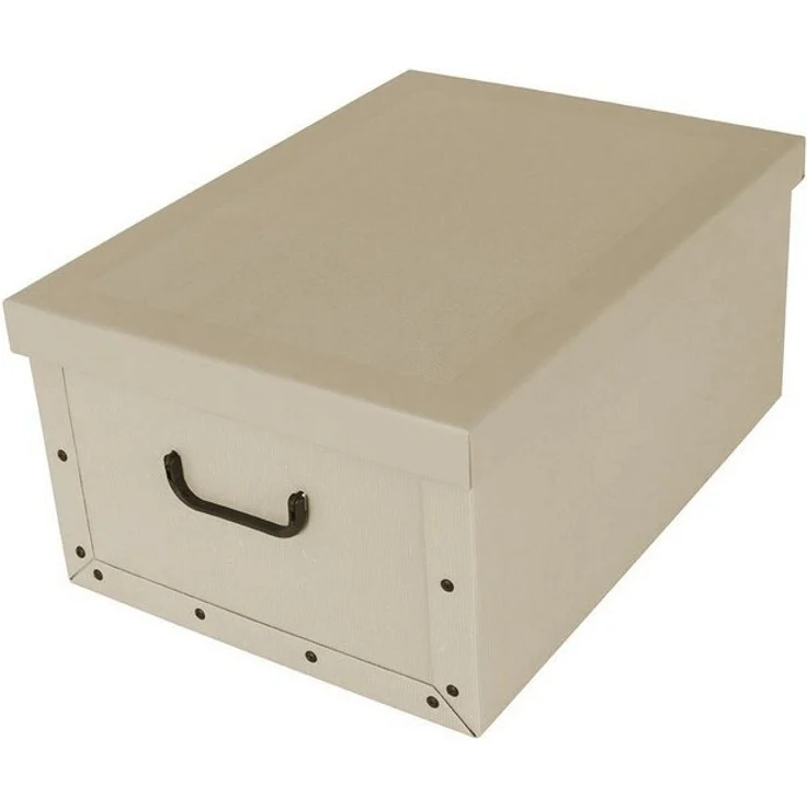 Kreher Aufbewahrungsbox Aufbewahrungsbox, Dekokarton - Motiv: Classic White – Bild 3