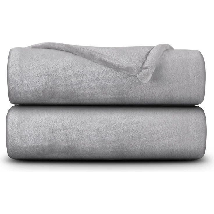 Kuscheldecke Cashmere Touch 150x200cm ( Silber ) Flauschige Wohndecke für Sofa, Couch und Bett, Tagesdecke OEKO-TEX - Sofaüberwurf – Bild 2
