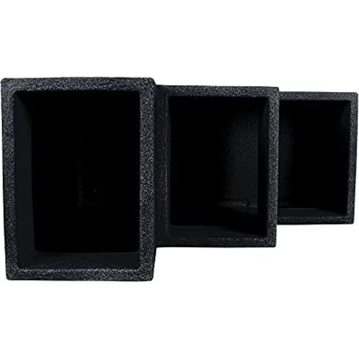 Spetebo Pflanzentreppe Kunststoff Blumentreppe in anthrazit - 60 x 59 cm – Bild 3