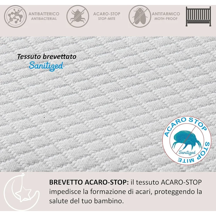 ITALBABY doppelte Polsterung Sano ripos Kissen für Babybett – Bild 4