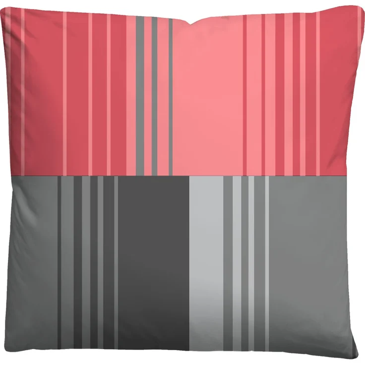 Traumhaft schlafen - Castell - Markenbettwäsche Baumwoll Renforce Bettwäsche 0040561 STREIFENMIX, rot, 1x 135x200 cm + 1x 80x80 cm – Bild 3