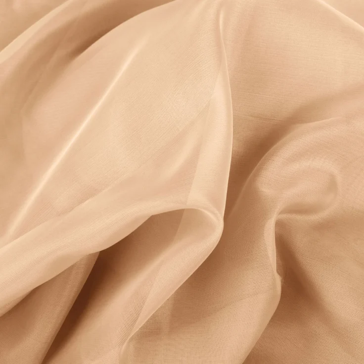 Bestlivings Transparente Beige Gardine mit Ösen 2er Pack (B140 x L175), viele Varianten erhältlich – Bild 5