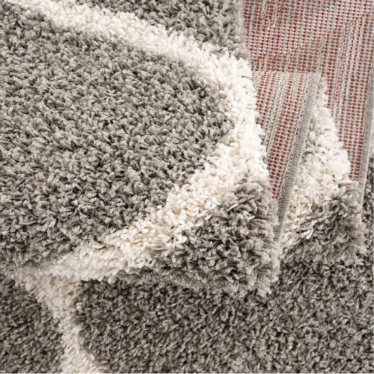 Sanat Hochflor-Teppich Madrid, rechteckig, Höhe: 30 mm, Wohnzimmer, Langflor, Shaggy Teppich – Bild 3