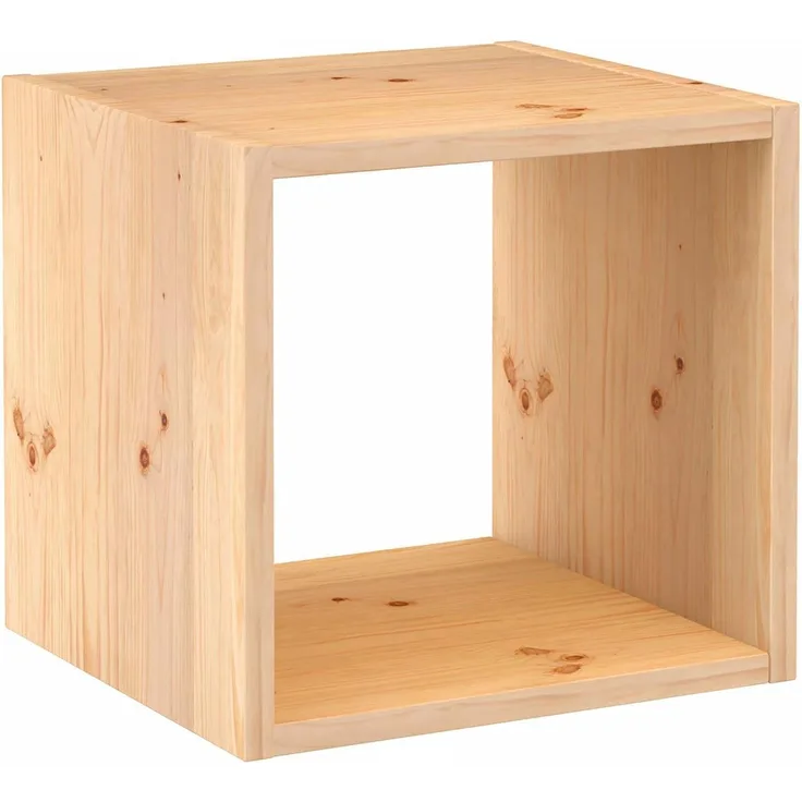 Astigarraga Kit Line Modulares Regal, 1 Dinamic-Würfel, massives Kiefernholz, 36,2 x 36,2 x 33 cm