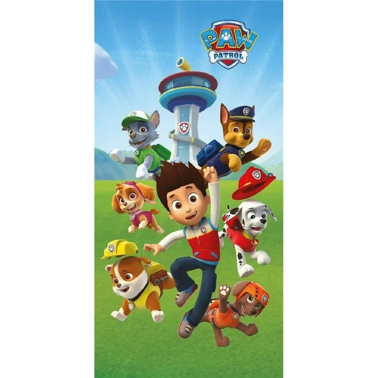 Paw Patrol Liegetuch – Kuscheliges Strandtuch 70x140 cm für Kinder – Bild 1