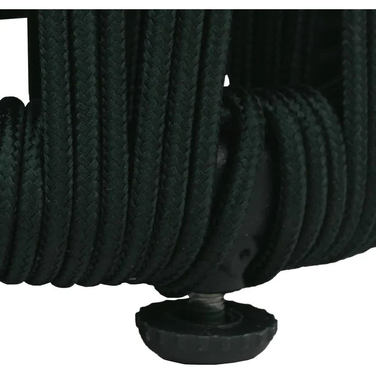 Loungetisch HWC-P90, Gartentisch Balkontisch Outdoor, Seilgeflecht Rope Sinterstein 43x90x45cm ~ grün, Platte creme – Bild 6