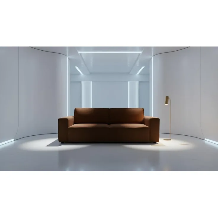 Wohnero24 Schlafsofa HIRA 240x102 cm – Premium Cord Sofa Karamellbraun mit Schlaffunktion 191x152 cm & Bettkasten