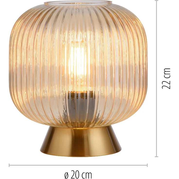 SCHÖNER WOHNEN-Kollektion LED Tischleuchte LED Tischlampe NAMI Schnurzwischenschalter, E27, Schnurzwischenschalter – Bild 6