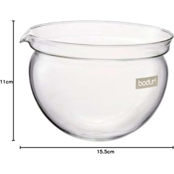 Bodum Spare Beaker Ersatzglas zu Teebereiter 1 L 1920 1922 1930 1960 1975 Ø 15 cm Gestell Ø 14 cm – Bild 3