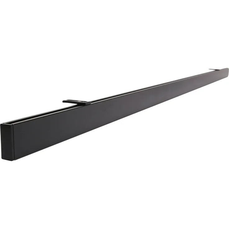 Deco-Raum® Gardinenschiene Innenlauf Loft | Befestigung: Deckenträger | Größe: 290cm | Material: Aluminium | Farbe: Schwarz