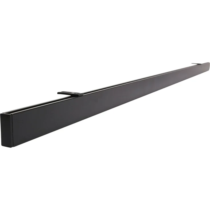 Deco-Raum® Gardinenschiene Innenlauf Loft | Befestigung: Deckenträger | Größe: 290cm | Material: Aluminium | Farbe: Schwarz – Bild 1