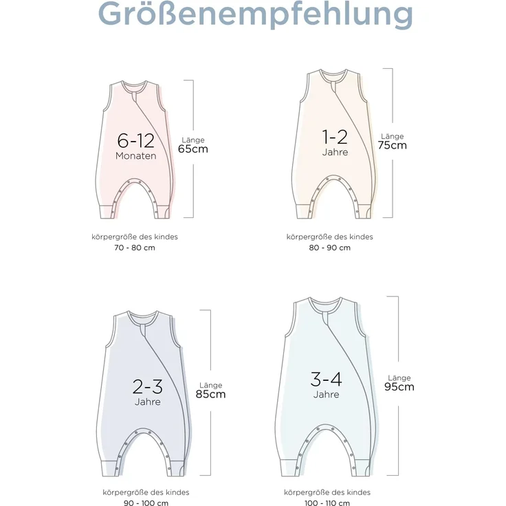 Duomiaomiao Baby Schlafsack, 1x Ganzjahresschlafsack, 2.5tog-rosa Wald, 85cm / Babygröße 90-100cm, 100% Baumwolle – Bild 6