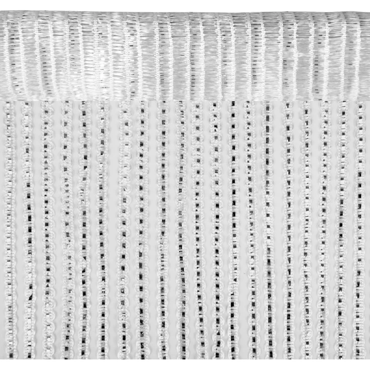 Fadenvorhang Lurex-Optik weiß, Auswahl: Stangendurchzug 90 x 200 cm – Bild 3