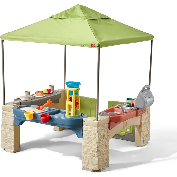 Spielhaus All Around Playtime Patio grün 152 cm – Bild 6
