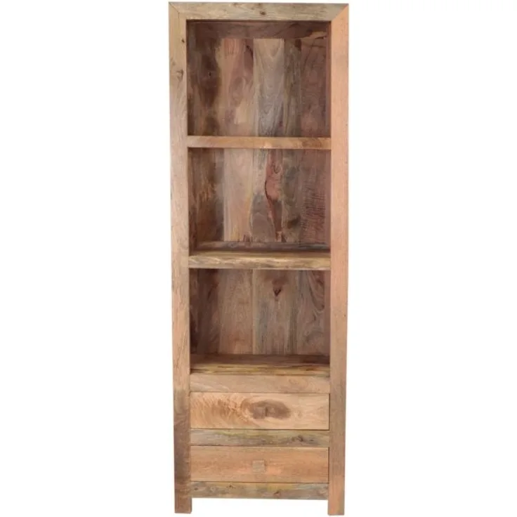 Bücherregal Hina 60x180x35 aus Mangoholz