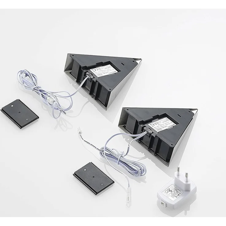 Prios Unterschrankleuchte Odia, Enthalten, 2 x 3 W LED, warmweiß – Bild 9