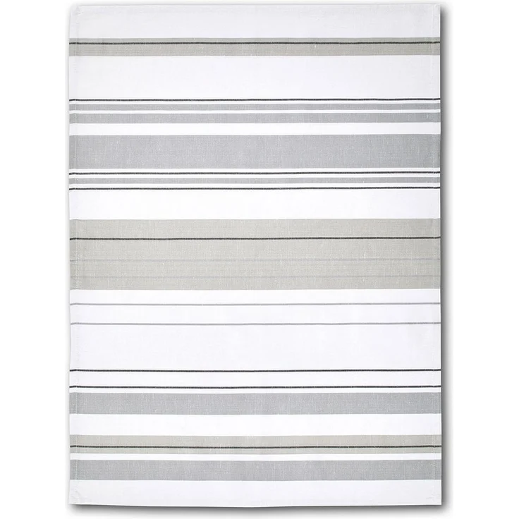 Dyckhoff Geschirrtuch Streifenvielfalt, (Packung, 6-tlg, 2x 3er Set (50 x 70 cm), Halbleinen, fusselarm – Bild 2