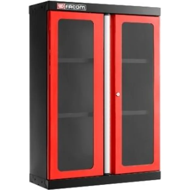 Facom JLS3 Aufsatzschrank + 2Glastueren rot