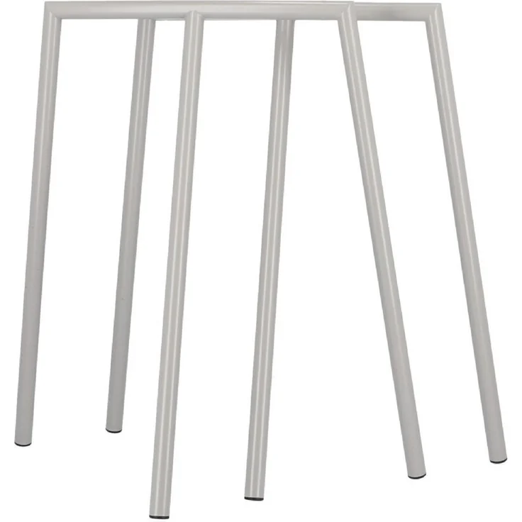 Tischgestell Benito 2er Set, pulverbeschichtetes Metall, modern, Taupe, für flexible Tischlösungen – Bild 8