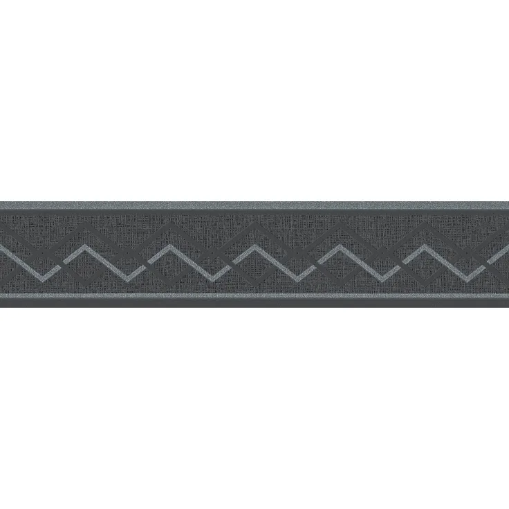 A.S. Création Bordüre Only Borders 11, leicht strukturiert, Motiv, geometrisch, grafisch, Tapete Bordüre Geometrisch Metallic Borte Wohnzimmer Schlafzimmer Büro