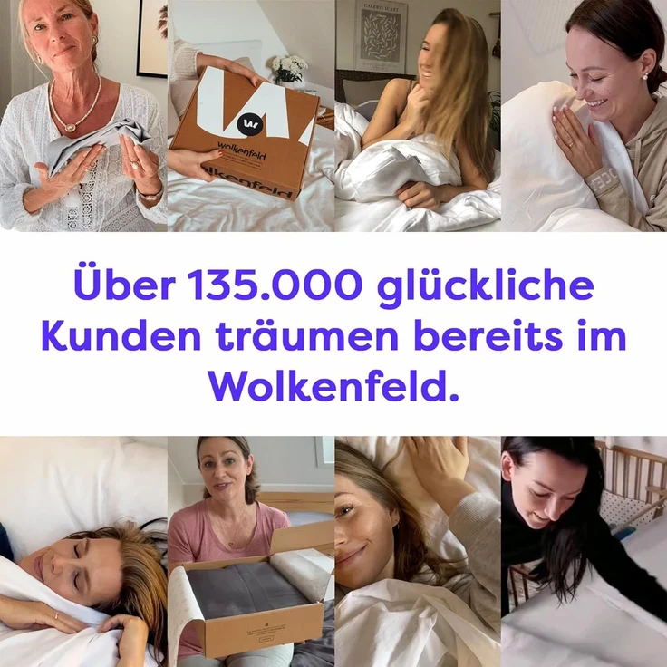 Wolkenfeld Spannbettlaken 100% Baumwolle - Superweiches Bettlaken für Matratzen von 5 bis 20cm, Jersey, Gummizug: rundum, (1 Stück), Rutschfest & Blickdicht - 90x200, 140x200, 160x200, 180x200 200x200 – Bild 5