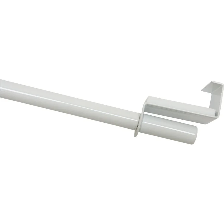 Gardinia Spannvitrage Ø 9 mm, Metall, ausziehbar 60-90 cm, weiß – Bild 1