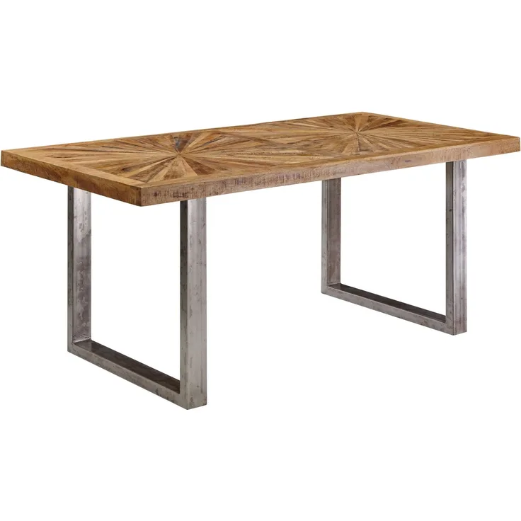 Wohnling Esstisch Mango Massivholz Esszimmertisch 180 x 76,5 x 90 cm WL5. 947