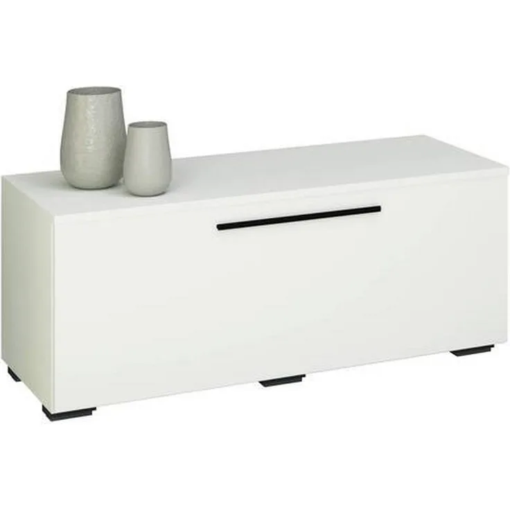 MID.YOU Lowboard, Weiß, Metall, 95x39x40 cm, stehend, in verschiedenen Holzdekoren erhältlich