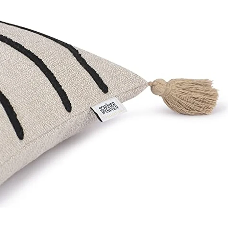 SCHÖNER WOHNEN-Kollektion Dekokissen Boho, mit Quasten, 45x45 cm – Bild 4