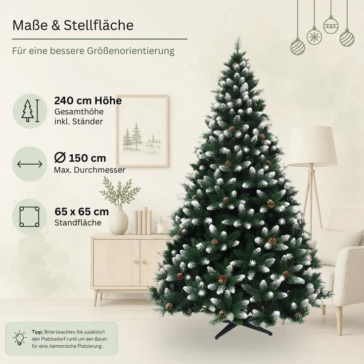 HXT 15013 Weihnachtsbaum 240 cm – Bild 6