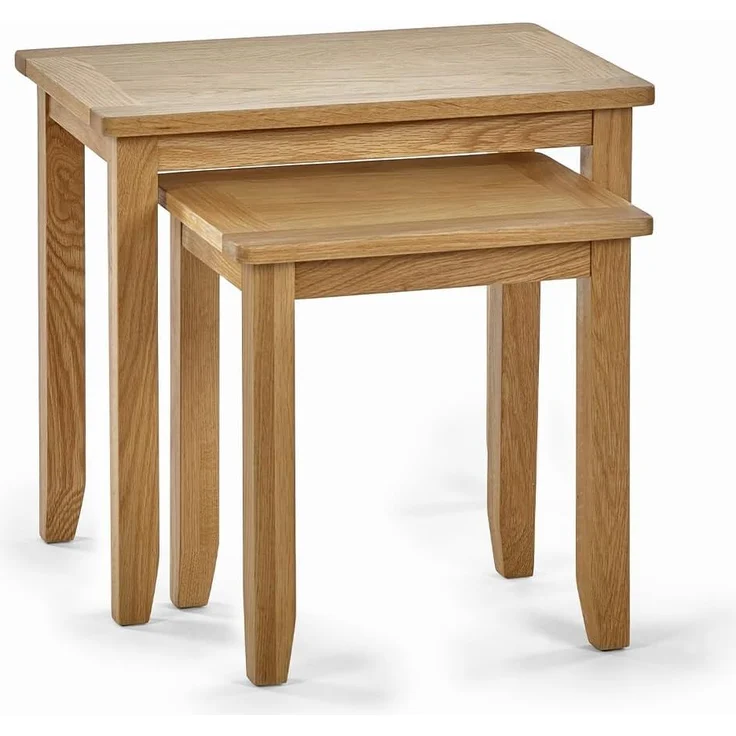 Julian Bowen Mallory Satztisch, 2-teilig, Eiche, 56 x 50 x 38 – Bild 3