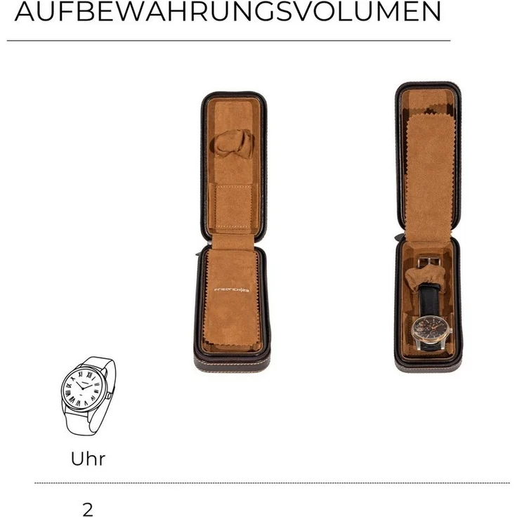 Friedrich23 Uhrenetui Bond für 2 Uhren – Bild 2