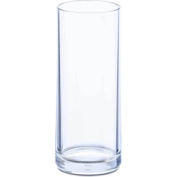 Koziol Cheers No. 3 Longdrink Glas, Kunststoff, Transparent Aquamarine, 250 ml, 3407652