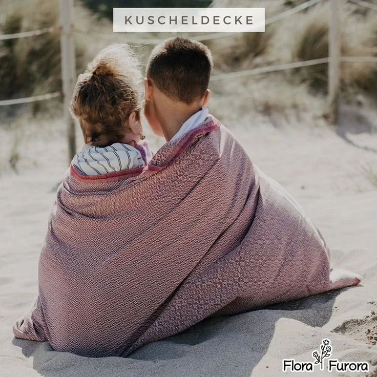furora HOLIDAY Strandtuch XXL groß 200x200 cm Strand Tuch, aus Baumwolle, Stranddecke, Vielseitig, schöne Farben, hochwertige Verarbeitung – Bild 4