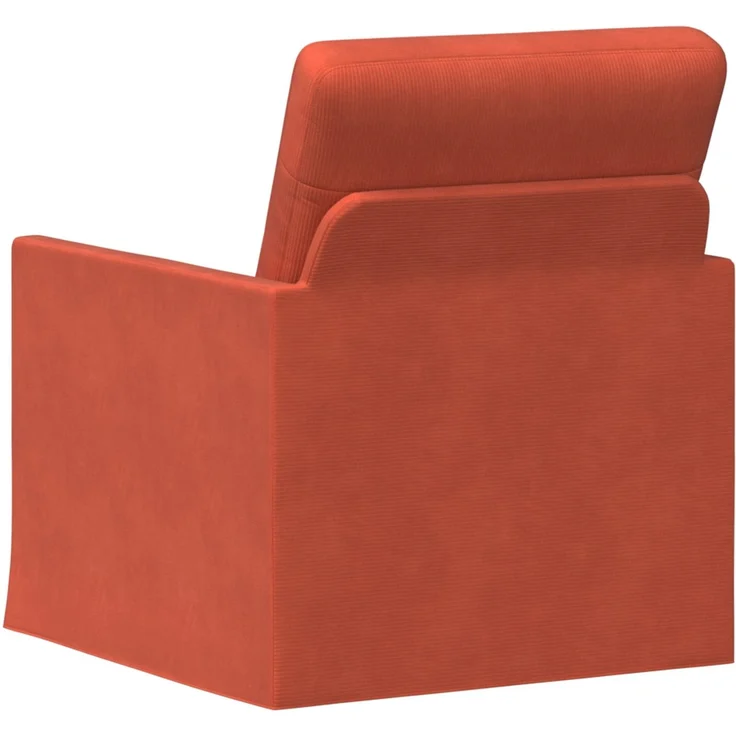 vidaXL Einzelsofa Rot-Orange 70 x 81 x 82 cm Cordstoff 42041039 – Bild 4